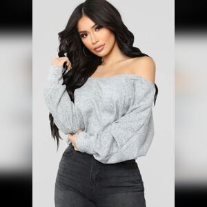 Midnight Express Top - Heather Grey XL